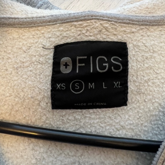 Figs Essential Fleece full zip hoodie - Picture 4 of 6
